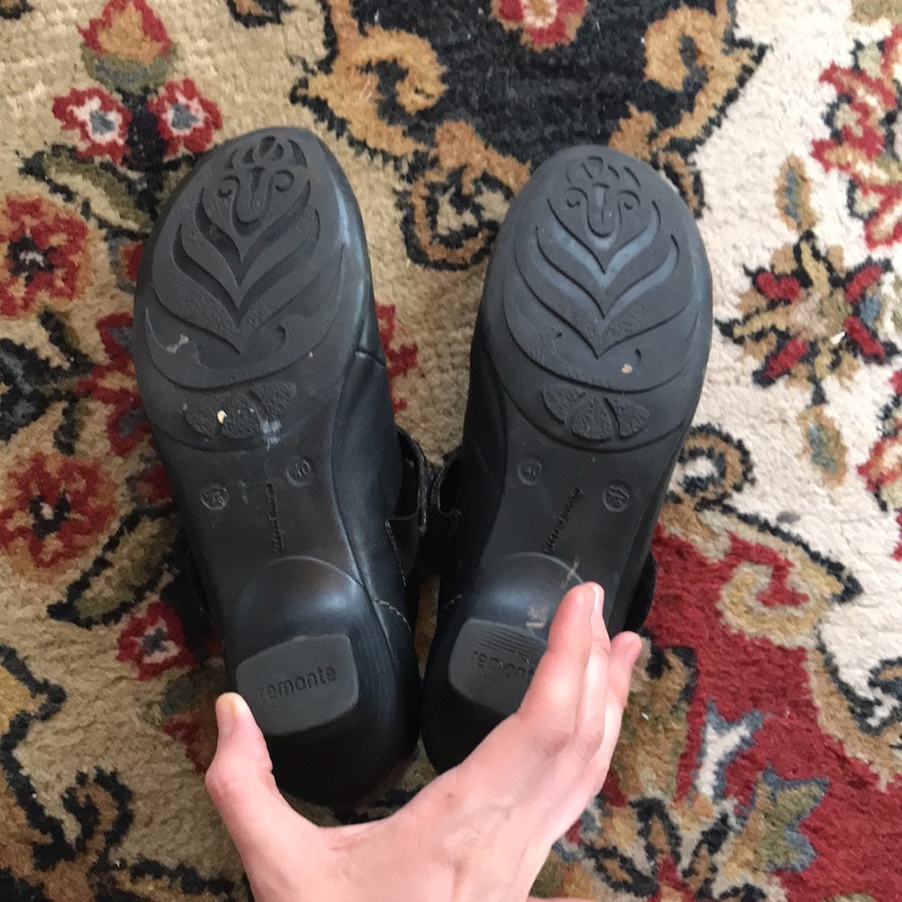 Remonte Genuine leather shoes Mary Janes cottagecore vintage size 10 EUR 40 - Picture 2 of 8